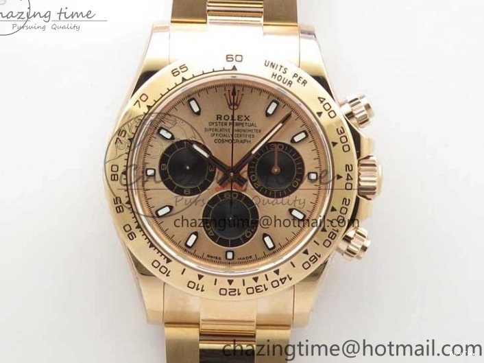 MiroTime 0501 Daytona 116508 RG Noob 1:1 Best Edition 904L SS Case and Bracelet RG Dial SA Comfortable 2705